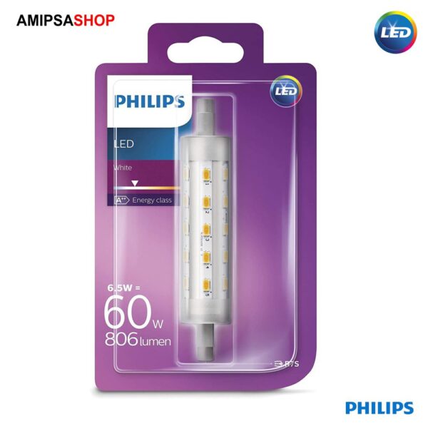 Philips LED Lampe 6.5-60W R7S White(3000K) 8718696522516