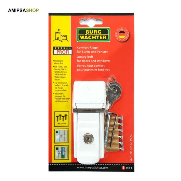 Burg Wächter Komfort Riegel RZ 60 W SB