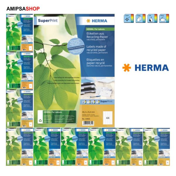 Herma Etiketten Recyclingpapier
