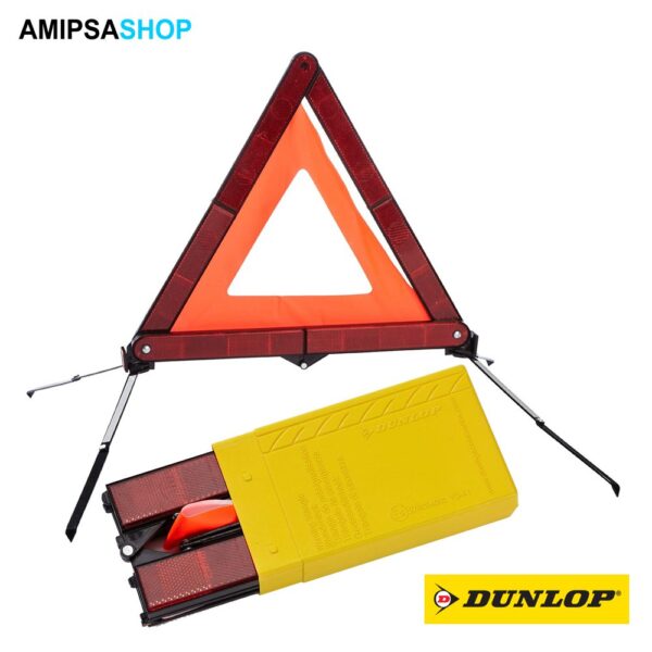 DUNLOP 360° Warndreieck in Kunststoffhalterung