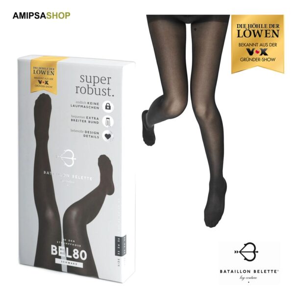 Bataillon Belette Strumpfhose 80 DEN
