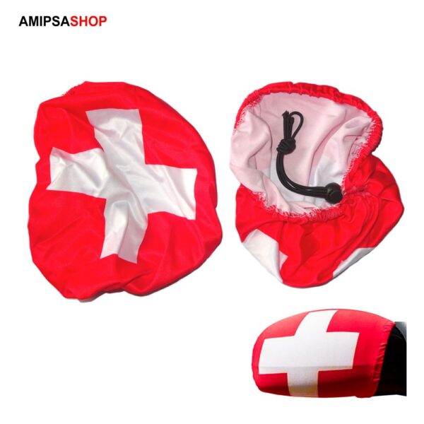 Autospiegel Fahne Schweiz 2er Set
