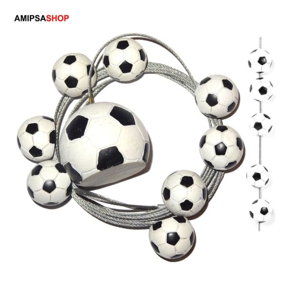 Fotoseil 2 m mit 8 Magneten Fussball