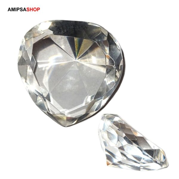 Glasdiamant Herzform Deko