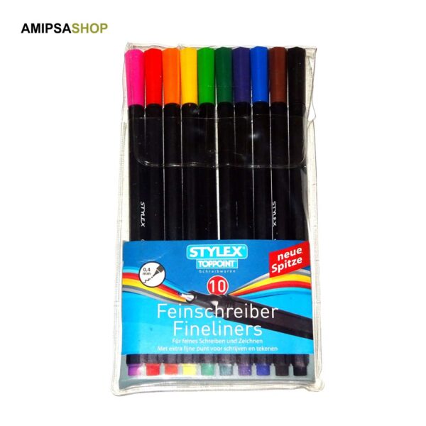Stylex 10 Fineliner Feinschreiber 0.4 mm