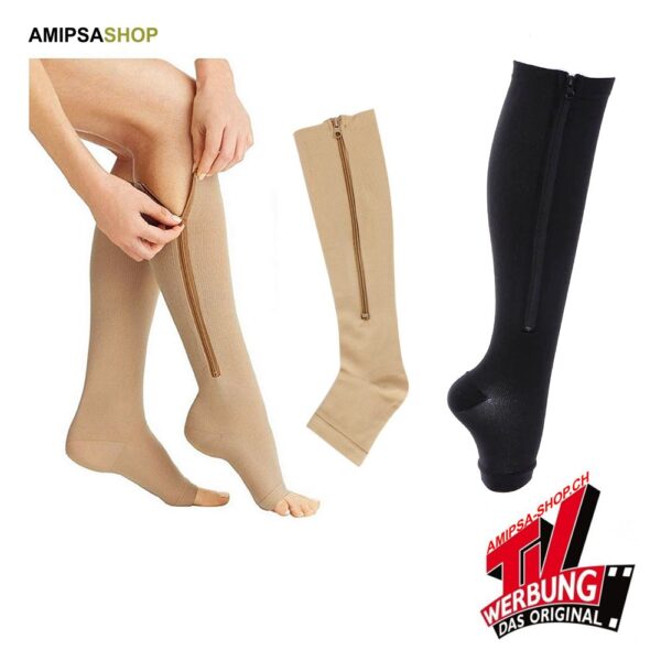 Vital Socks mit Reissverschluss