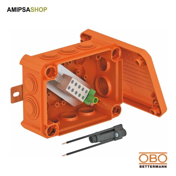 Kabelabzweigkasten E30-E90 mit Sicherungshalter T 100 ED 6-6 AF