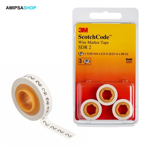 3M Scotchcode Kabelmarkierer 3er Blisterpack