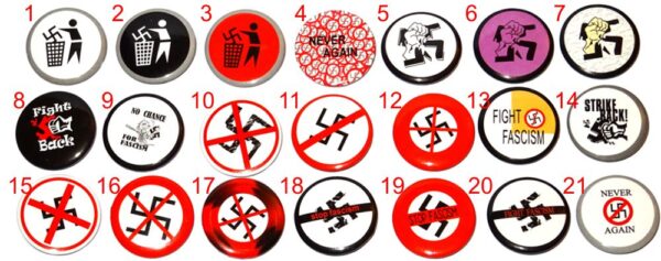 Antifaschismus Buttons – Bild 2