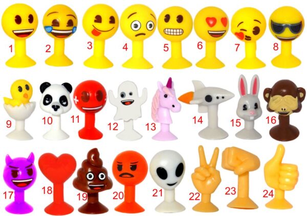 Emojis mit Saugnapf – Bild 2