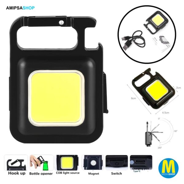 Taschenlampe Arbeitslampe COB 1500 lumens