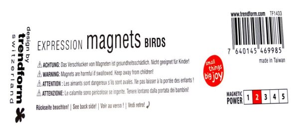 Expression Magnete Birds 4er – Bild 2