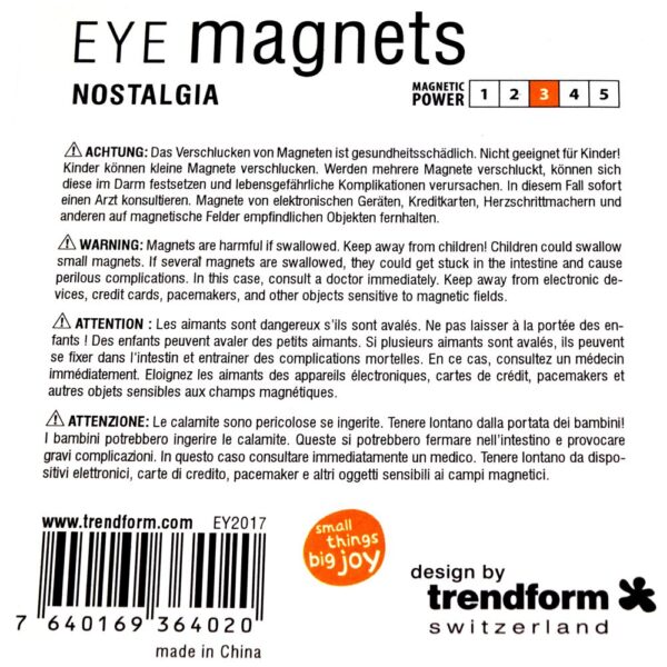EYE Magnete Nostalgia 4er Set – Bild 2