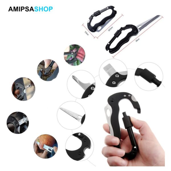 Karabiner 5 In 1 Multifunktion – Bild 2