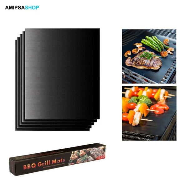 BBQ Grillmatte für Grill & Backofen (5er Set) 40x33cm
