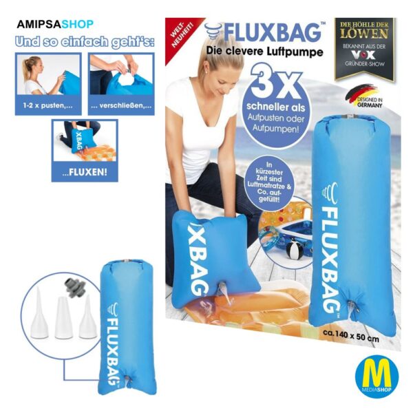Fluxbag Luftpumpe blau