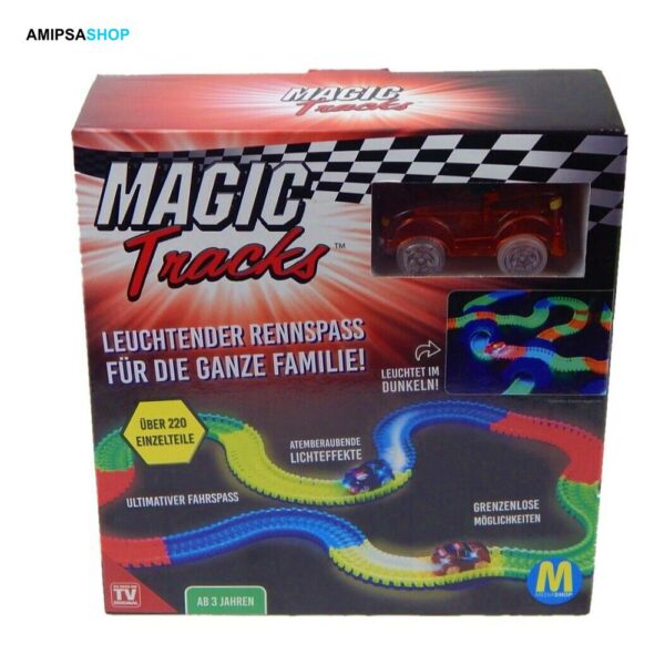 Magic Track Rennbahn über 220 teilig Set
