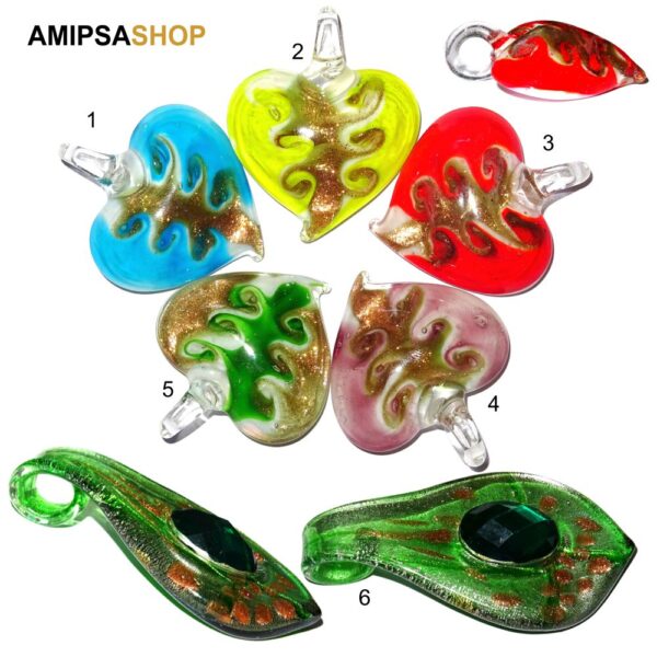 Murano Glas Anhänger – Bild 2