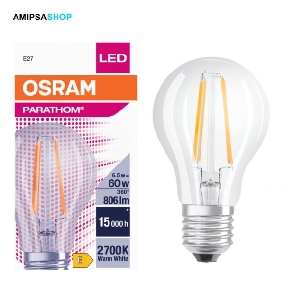 Osram Parathom classic A 6.5 w 806 lm