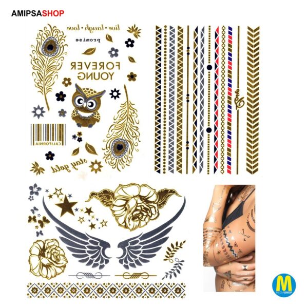 Temporary Tattoo Metallic