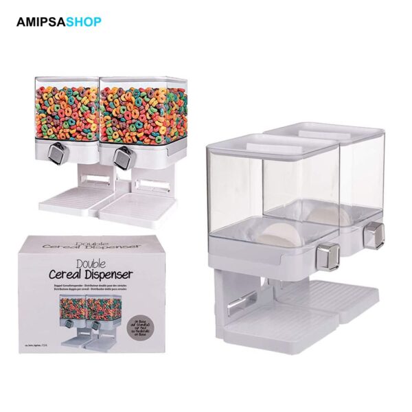 Doppel Spender für Cerealien & Snacks