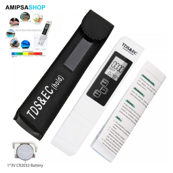 TDS EC Wassertester PH Tester Meter 3in1 LCD Digital