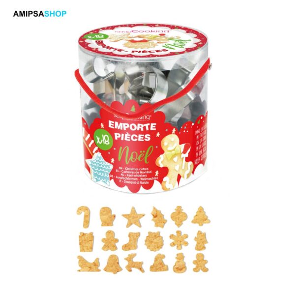 Keksausstecher Box 18 Stück Weihnachten