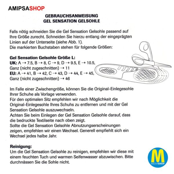 Gel Einlagen für Schuhe – Bild 2