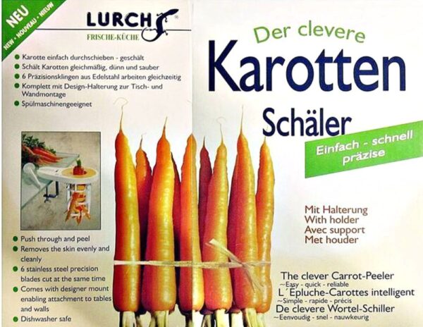 Karottenschäler mit Tischklemme – Bild 2