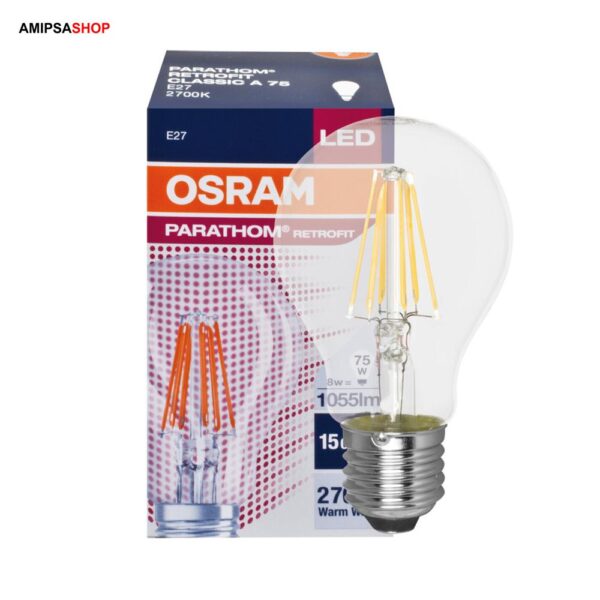 Osram LED-Lampe Classic A 7.5W 230V 2700K 1055lm