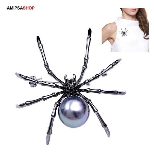 Spinne Vintage Brosche