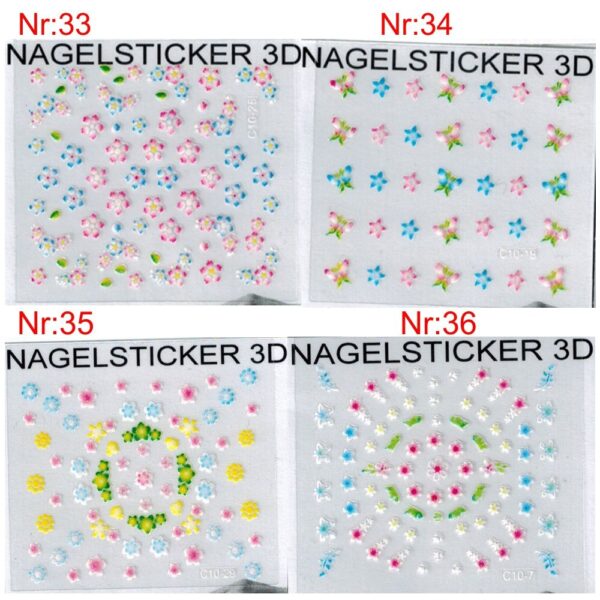 Nagelsticker set -a1 – Bild 3