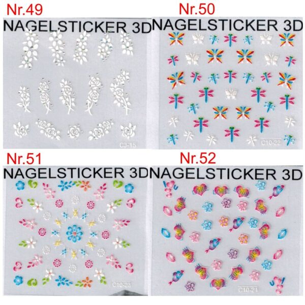 Nagelsticker set -a3 – Bild 7