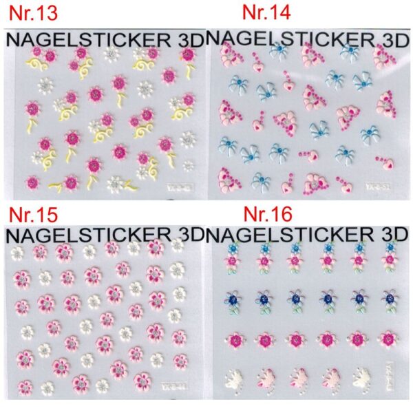 Nagelsticker set -a3 – Bild 5