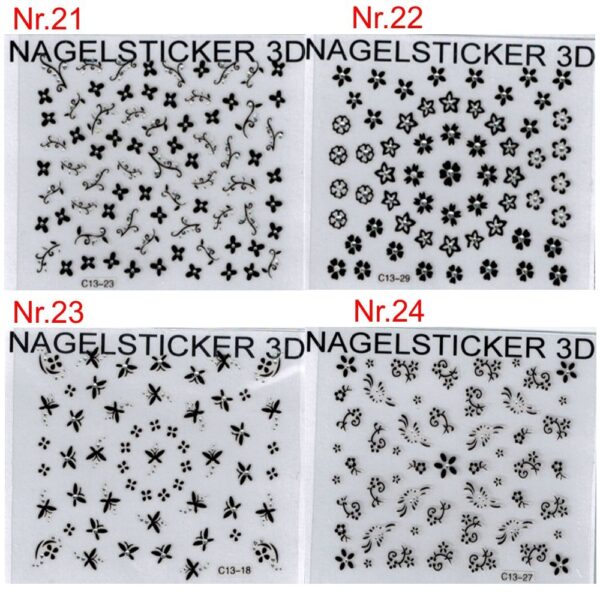 Nagelsticker set -a3 – Bild 7