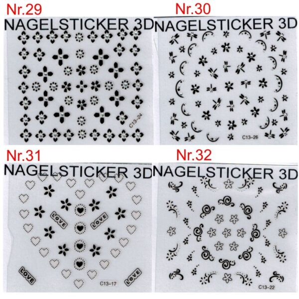 Nagelsticker set -a3 – Bild 2