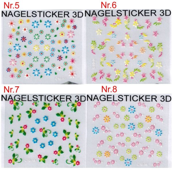 Nagelsticker set -a4 – Bild 3