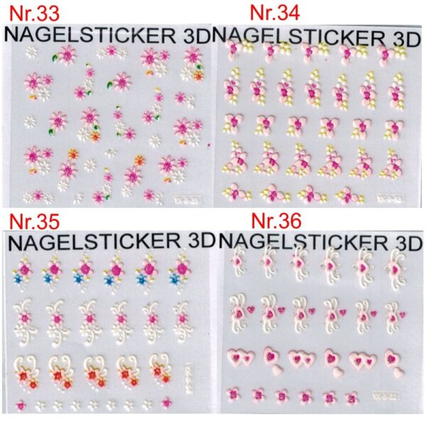 Nagelsticker set -a4 – Bild 3