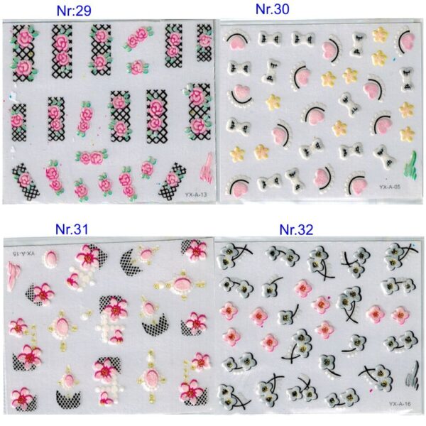 Nagelsticker set -a5 – Bild 2