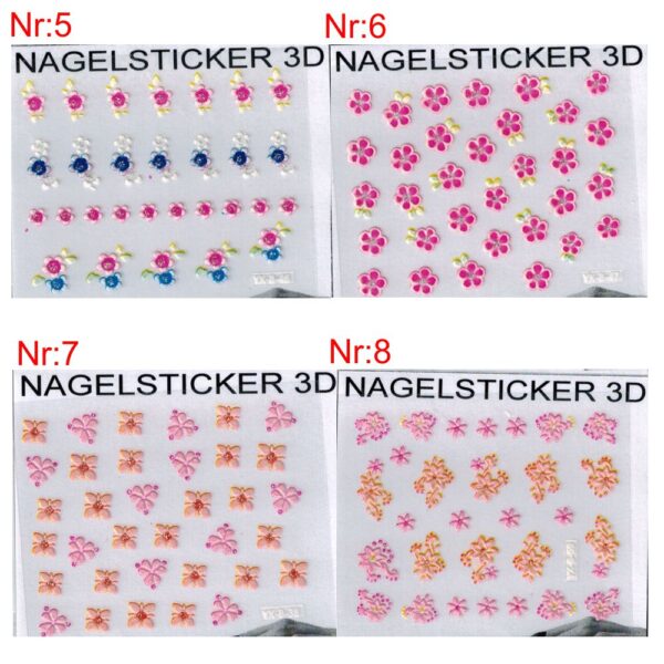 Nagelsticker set -a8 – Bild 3