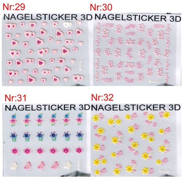 Nagelsticker set -a8 – Bild 2