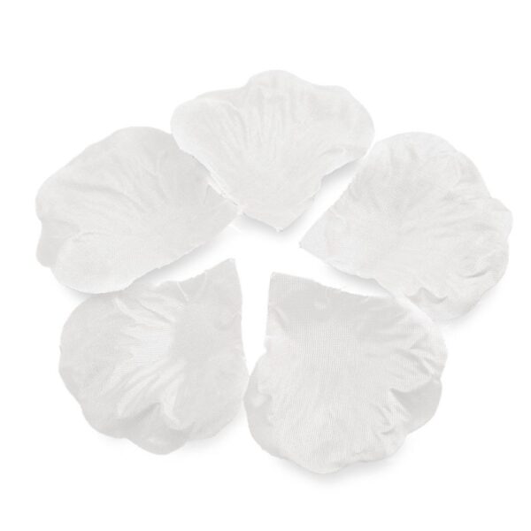 Rosenblätter 50stk. Weiss 4 x4.5 cm