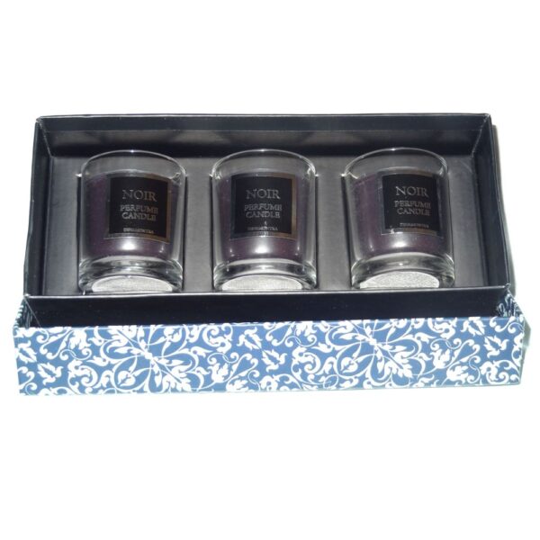 NOIR Perfume candle 3er