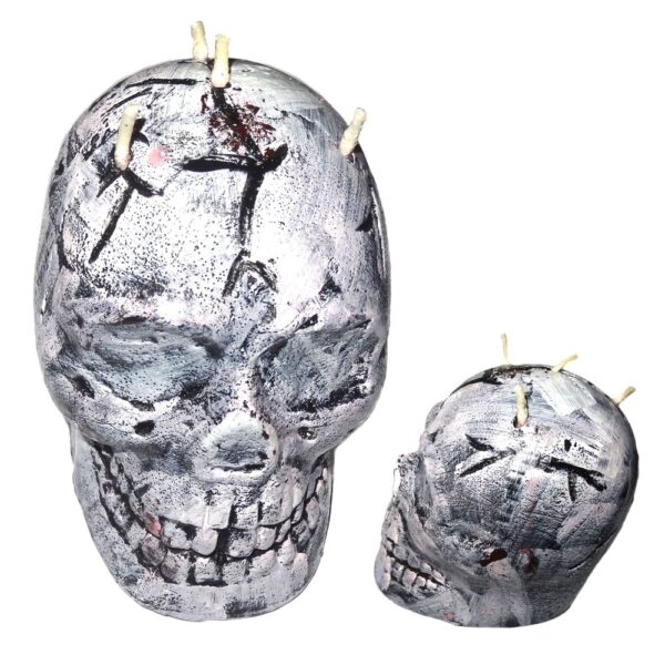 Totenkopf Kerze