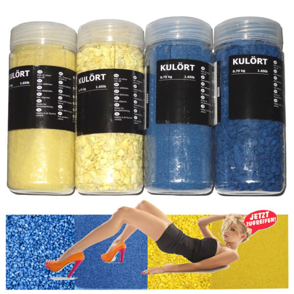 Dekoration Sand und Steine