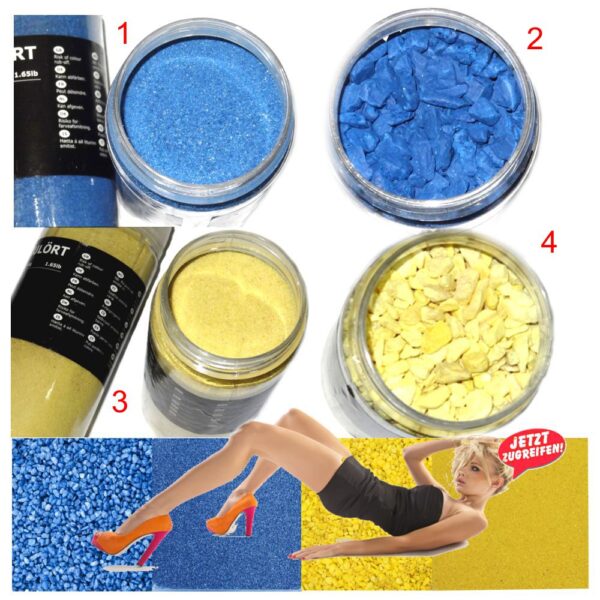 Dekoration Sand und Steine – Bild 2