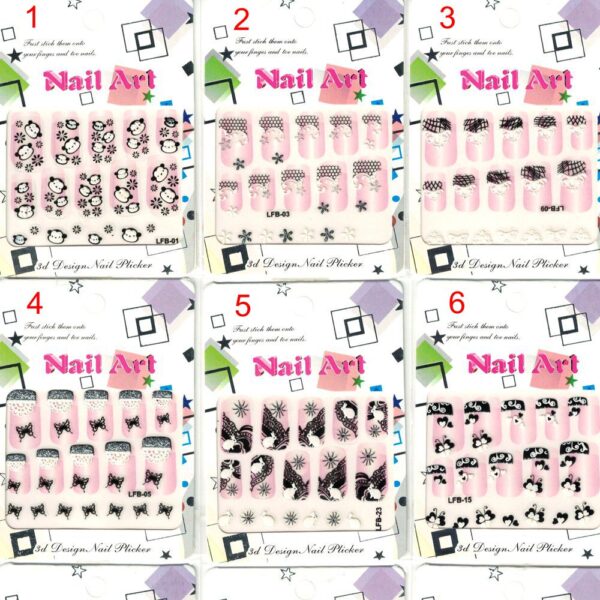 Nagelsticker 3D nail – Bild 2