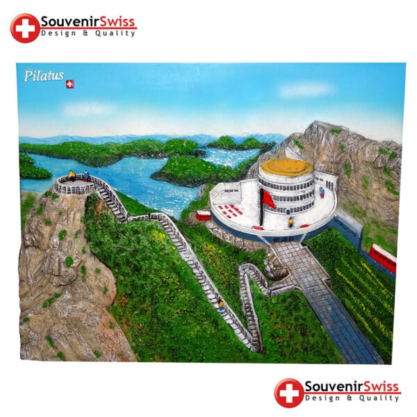 Pilatus 3D Bild Souvenir