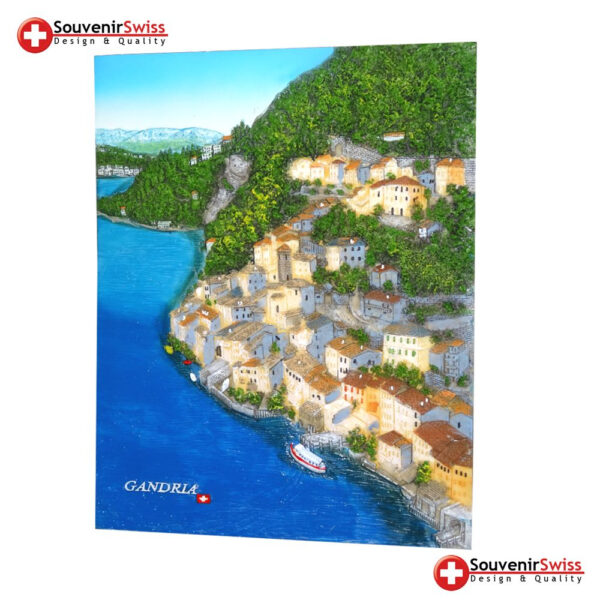Gandria 3D Bild Souvenir