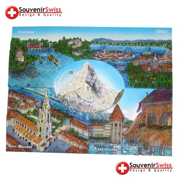 Schweiz 3D Bild Souvenir